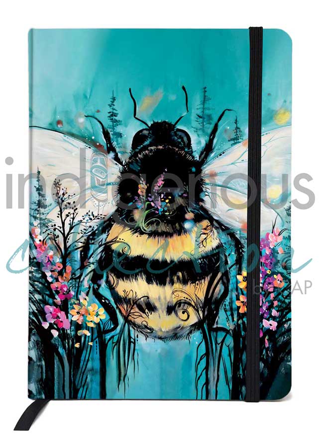 Bumble Bee Lined Journal
