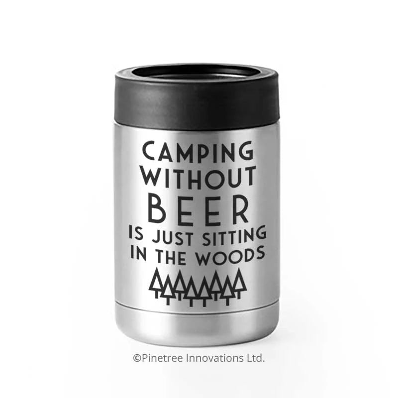 Camping without Beer Can Cooler