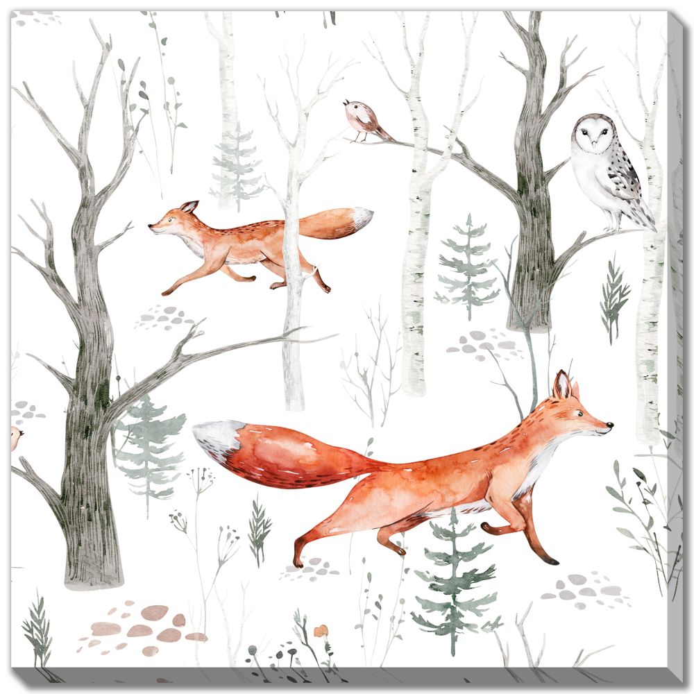Woods Fox Artwork