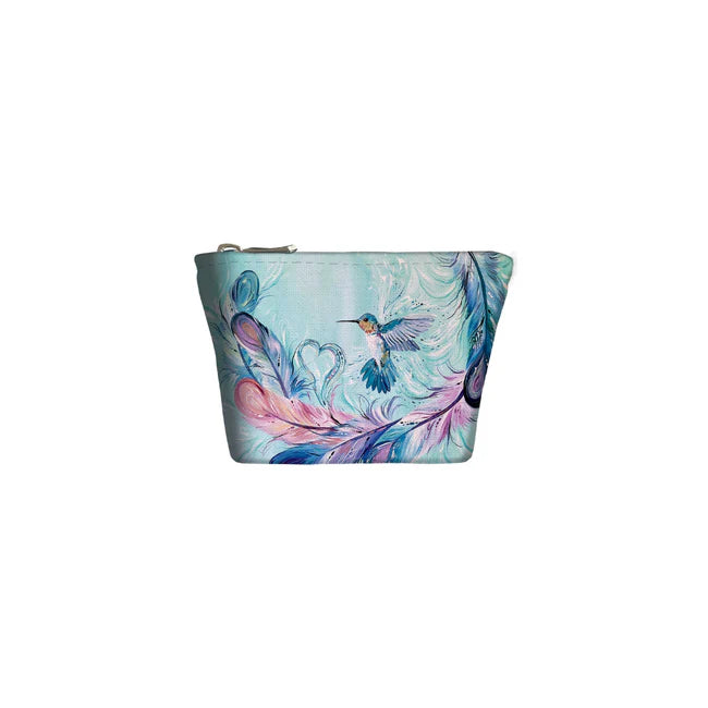 Hummingbird Feathers Coin Purse