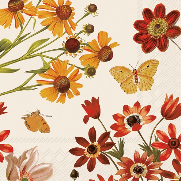 Serviette cocktail d'automne