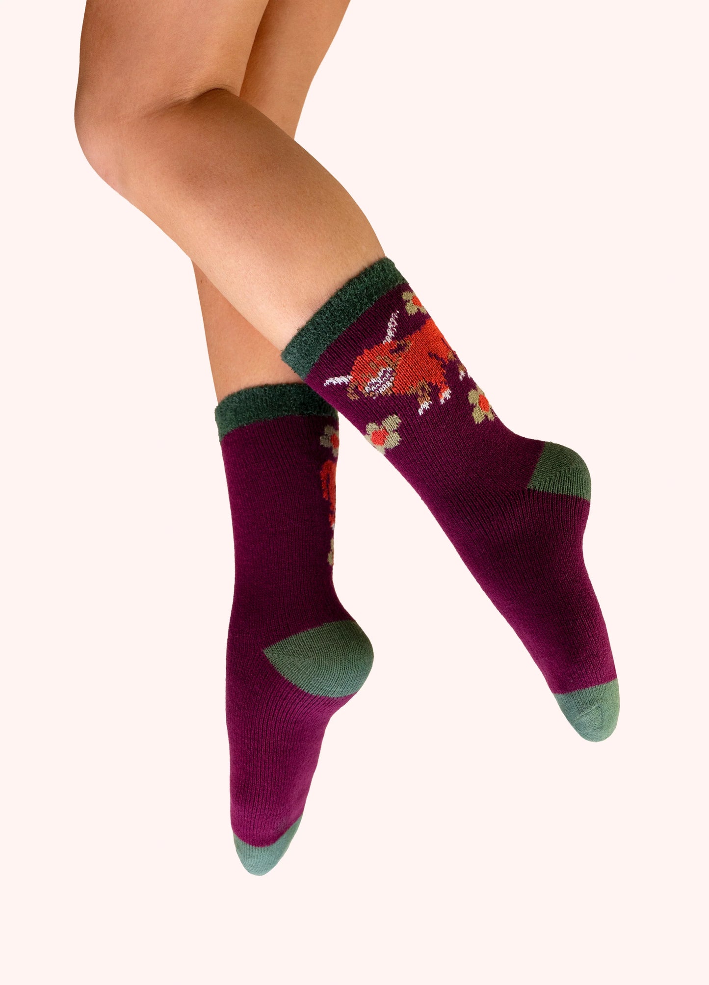Highland Cow Cosy Socks
