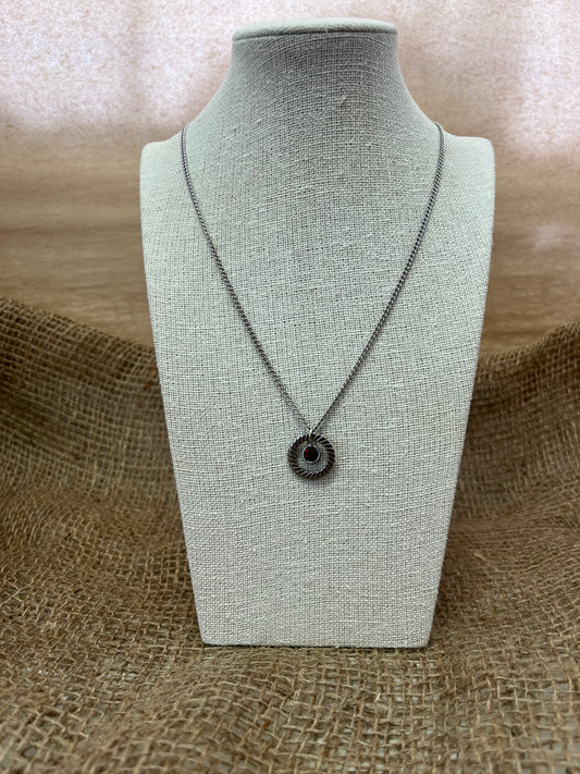 Birthstone Necklace 18" Stainless Steel - Made in Canada