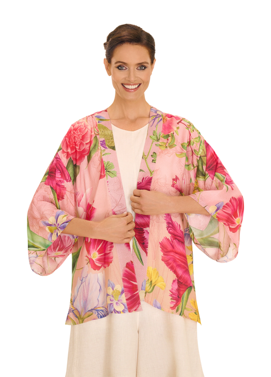 Kimono Jacket Floral Study