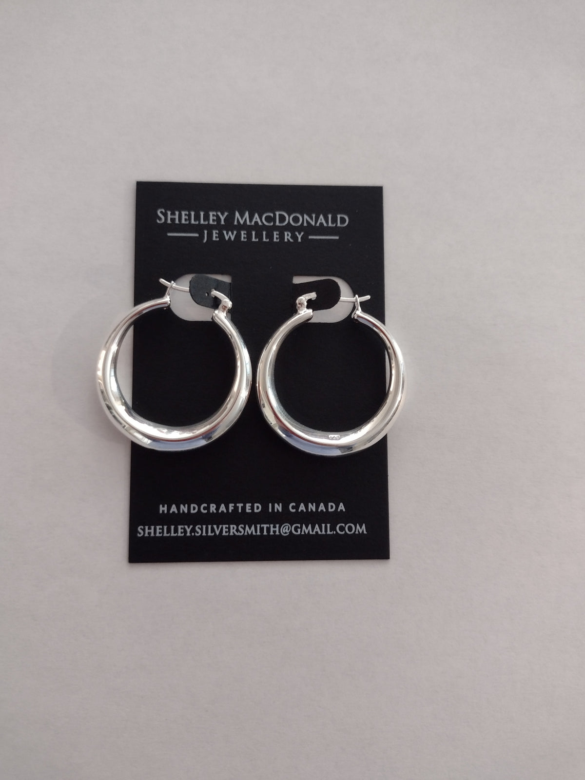 Large Thick Hoop Earrings