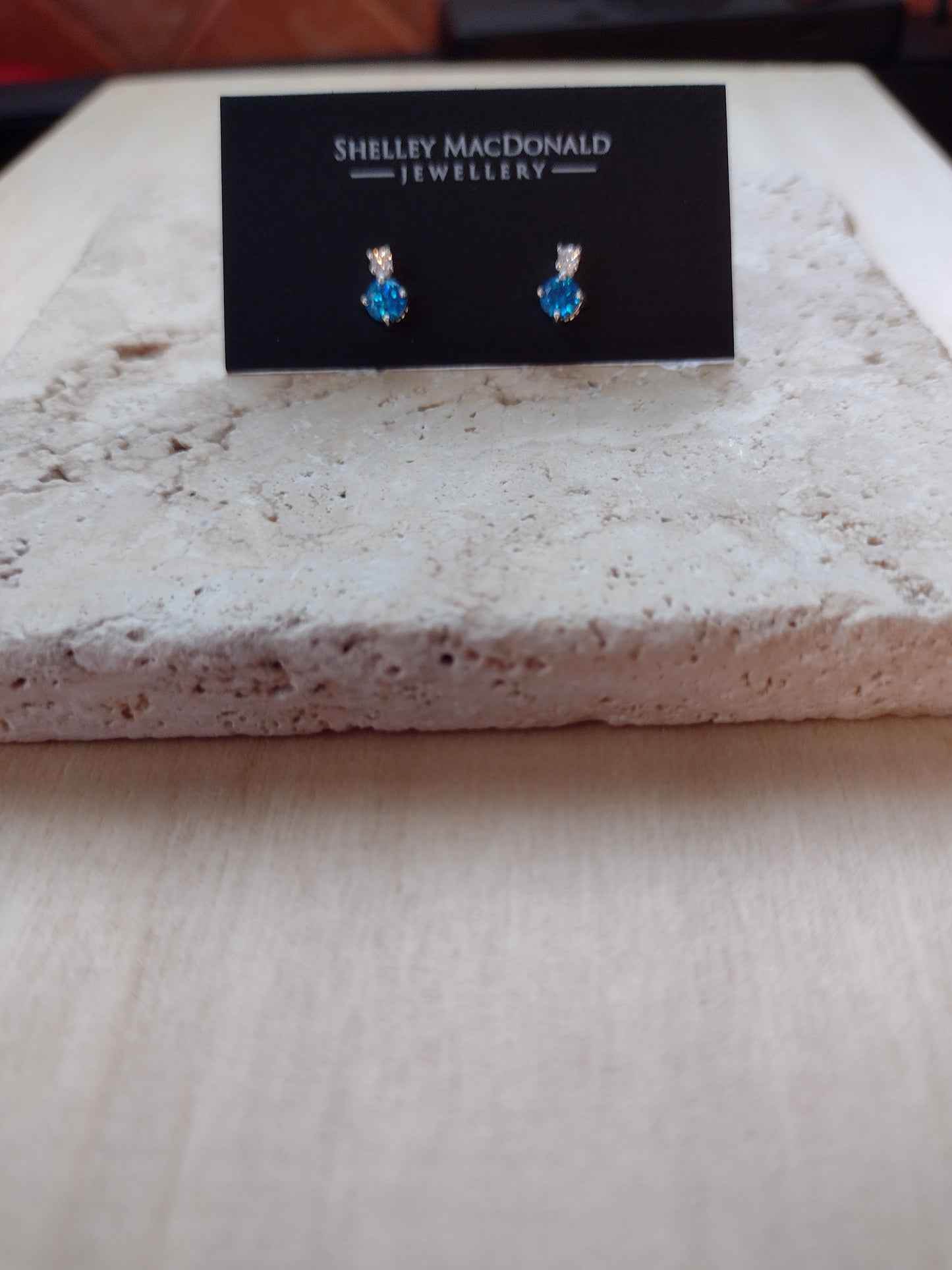 London Blue Topaz Stud Earrings