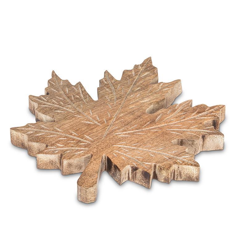 Maple Leaf Mangowood Trivet