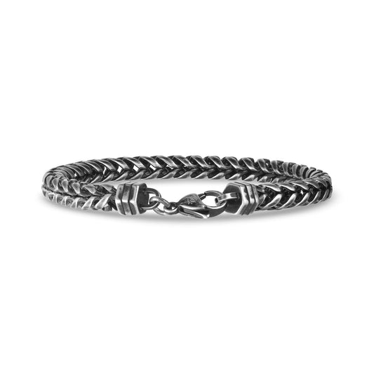 Rustic Steel Chain Bracelet