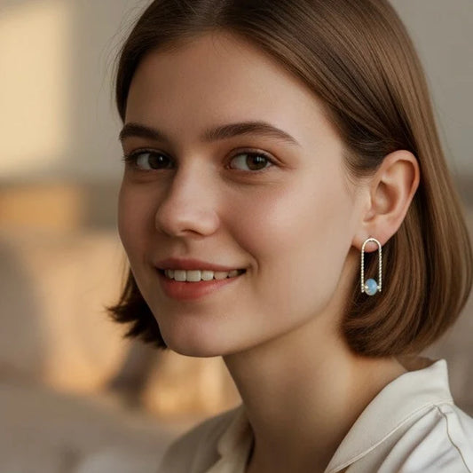 Taylor Opalite Earrings - Made in Canada