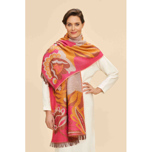 Thrill of the Tiger Woven Scarf - Women's by Powder UK
