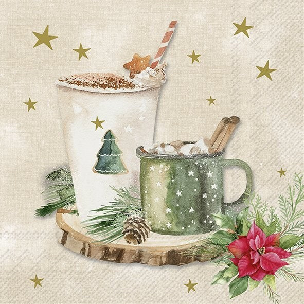 Serviettes de table d'hiver et de vacances