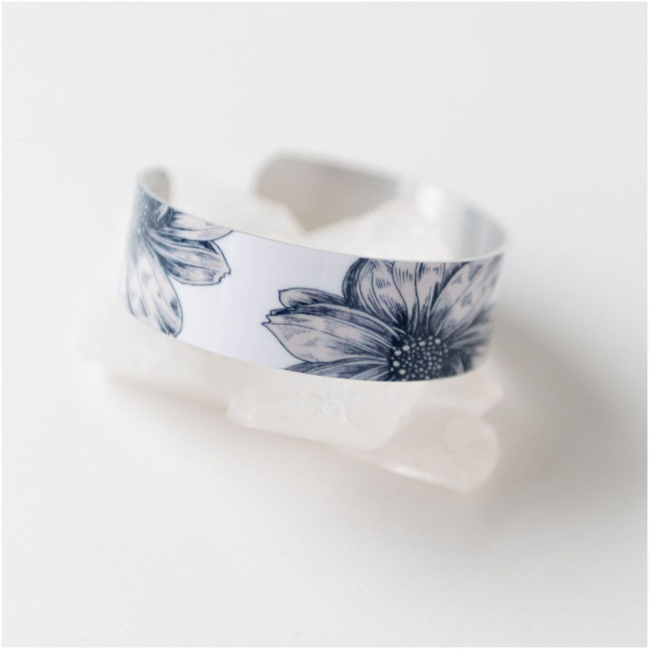 Botanical Blues Small Cuff