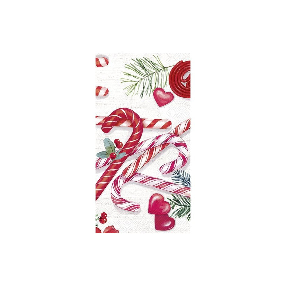 Serviette d'invité ou de buffet d'hiver et de vacances