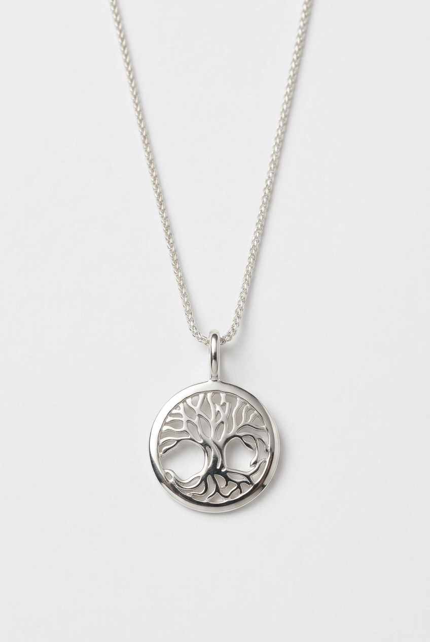Cleaned-up Tree of Life necklace