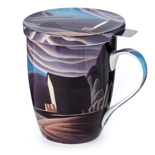Harris Lake in Algonquin Park Mug avec infuseur et couvercle