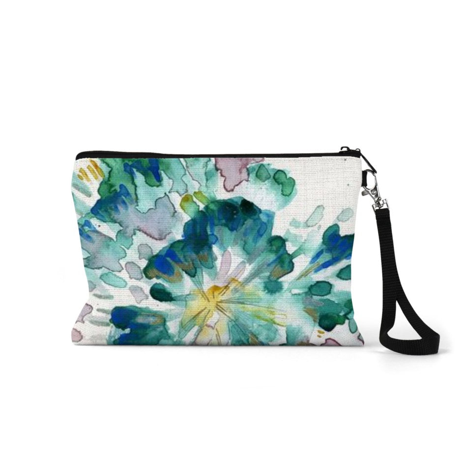 Still Life Zippered Linen Pouch