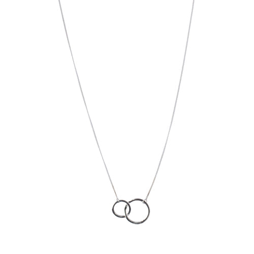 Pendentif Cercle Double Martelé Petit
