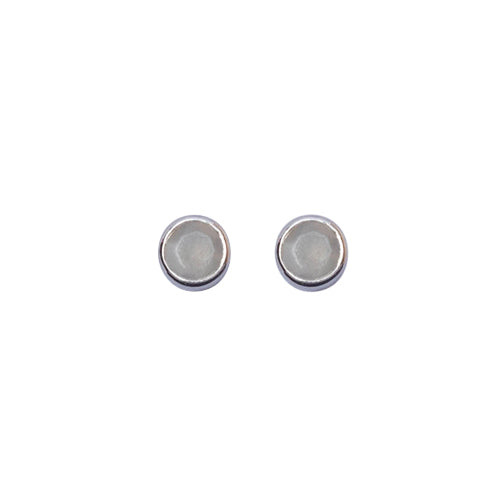 Boucles d'oreilles puces jument pierre de lune