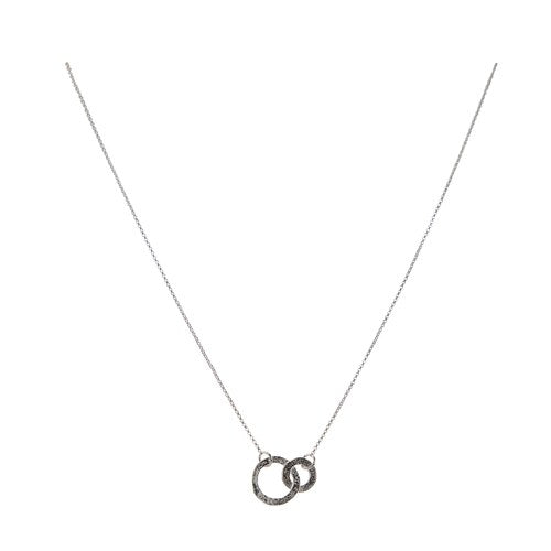 Double Small Hammered Necklace