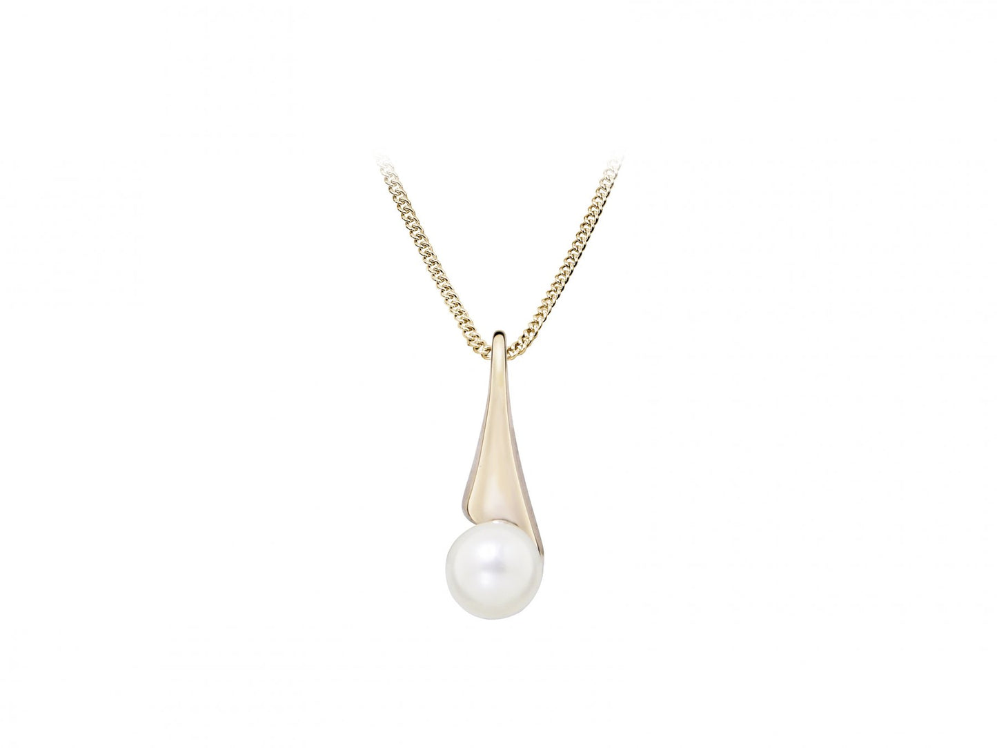 Pendentif poire d'eau douce
