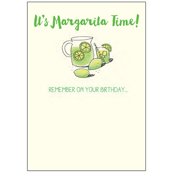 Margarita Time - Carte d'anniversaire