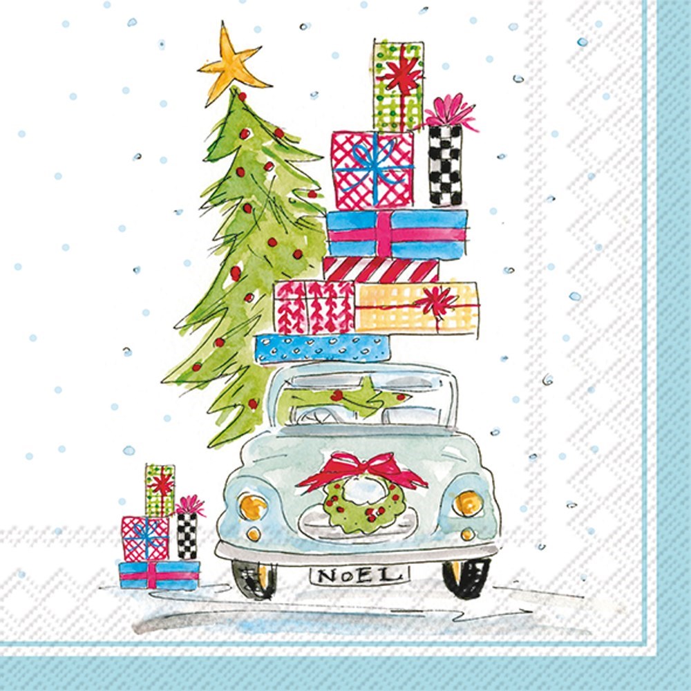 Serviettes de table d'hiver et de vacances