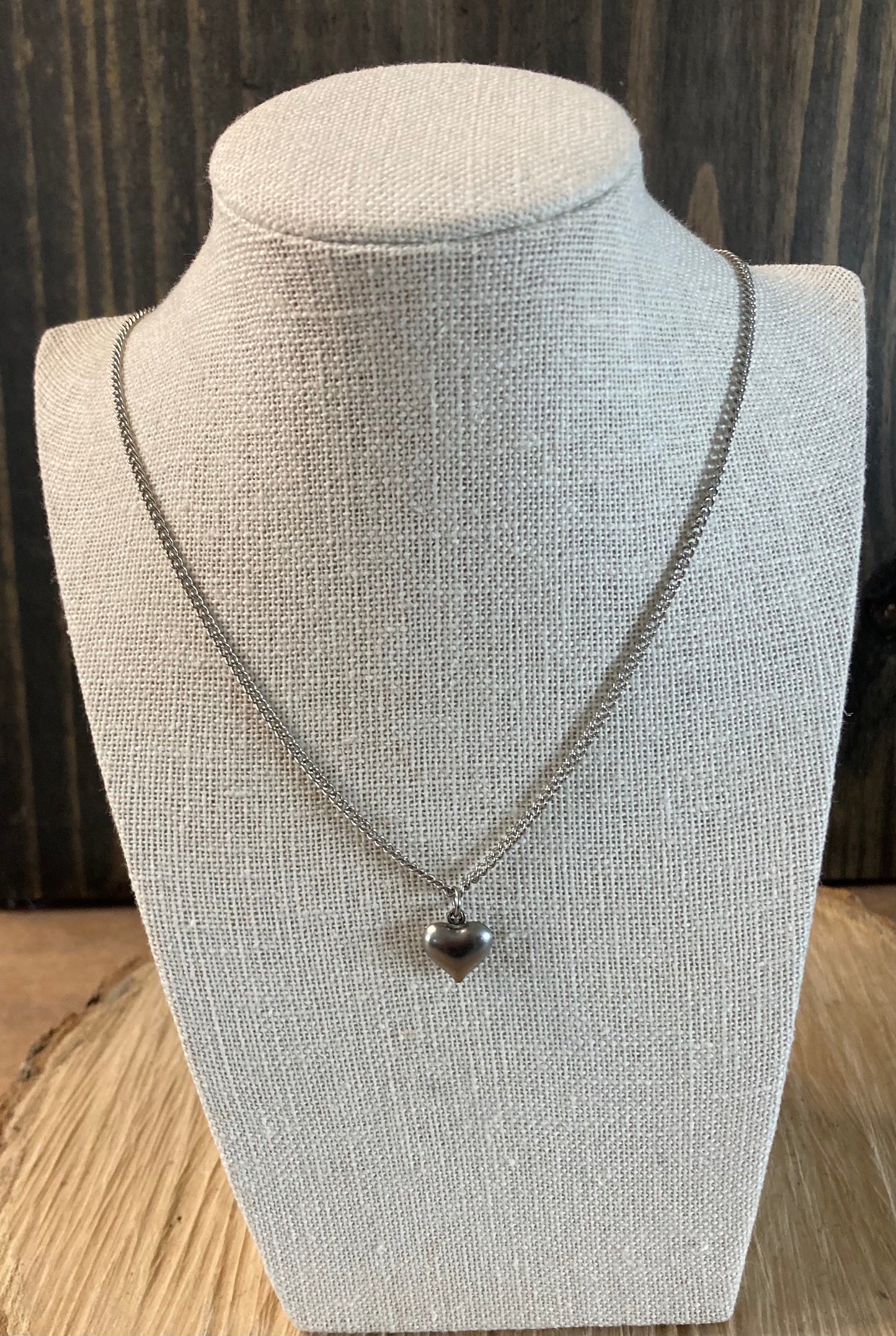 Collier coeur bouffant