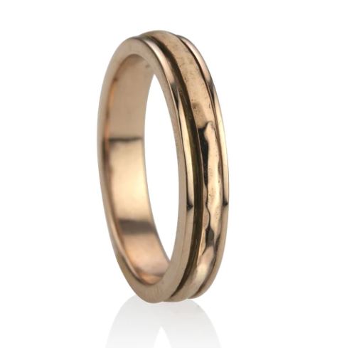 Bague de méditation Prana en or rose