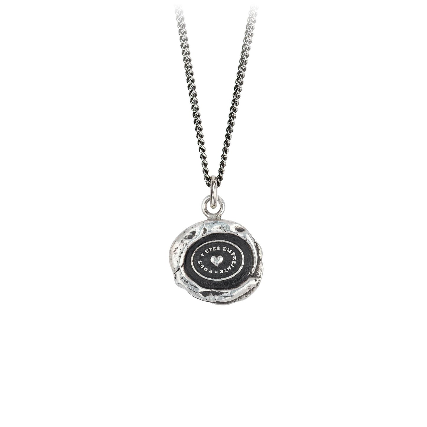 Heart Print Necklace