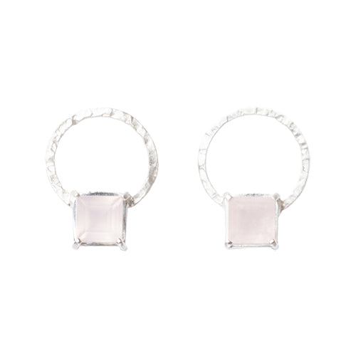Rose Quartz Portofino Earrings