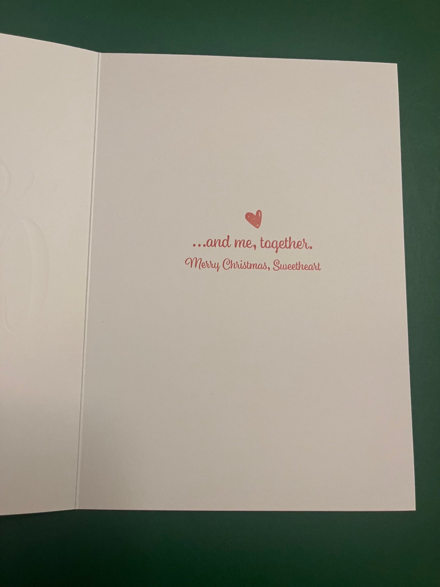 Tout ce que je veux Carte de vœux
