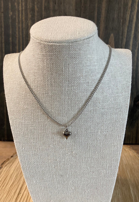 Collier coeur bouffant