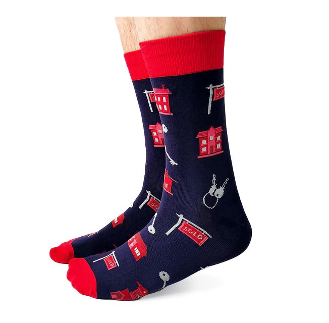 Chaussettes de l'équipage de l'immobilier