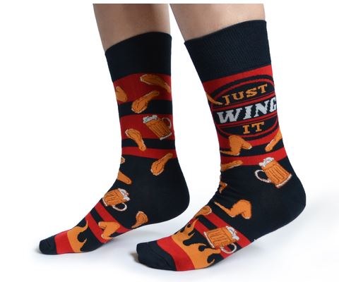 Wing it Crew Socks