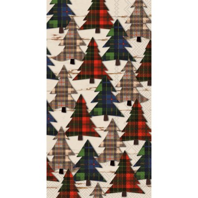 Serviette d'invité ou de buffet d'hiver et de vacances