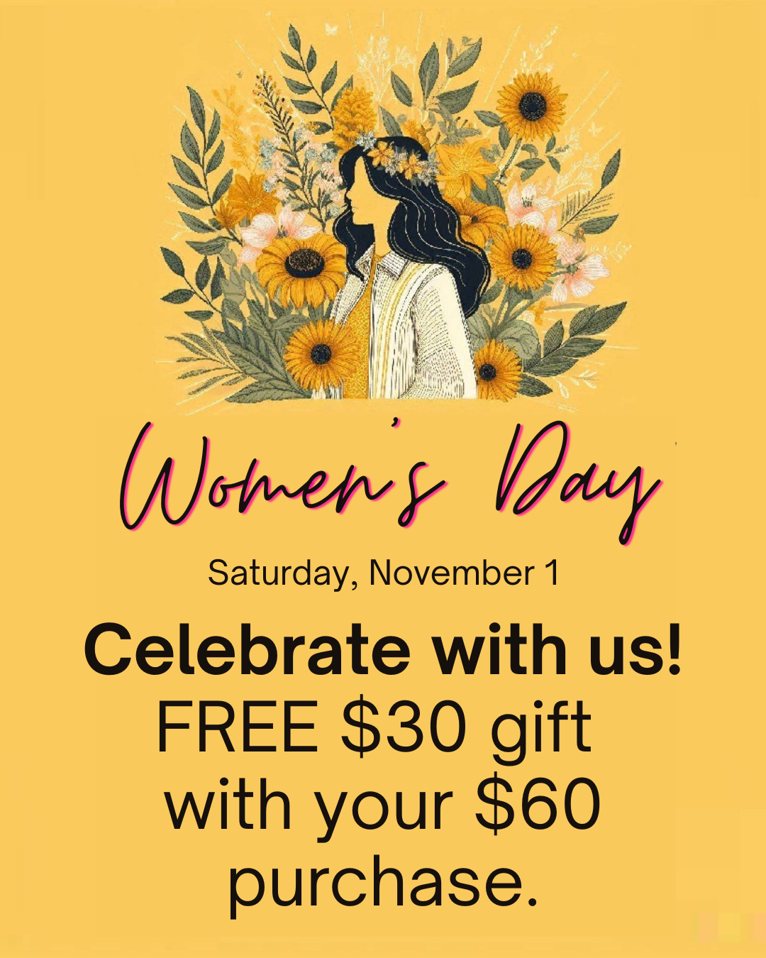 women's day nov 1, 2025 - free gift