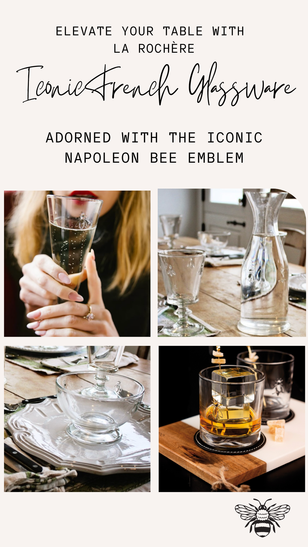 LA ROCHERE glassware