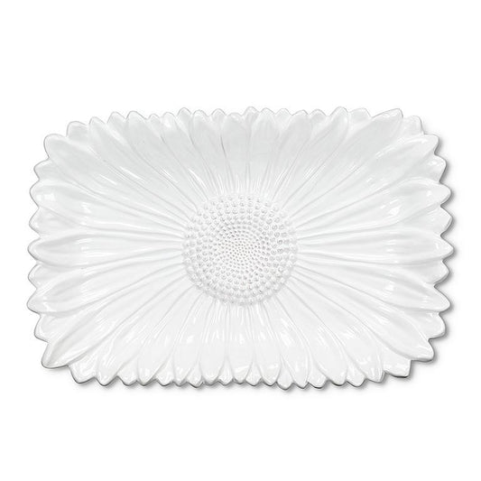 Large Rectangle Flower Platter