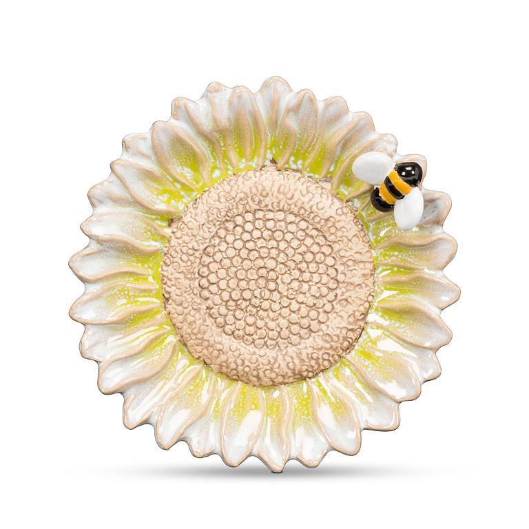 Flower & Bee Candle/Wine Base