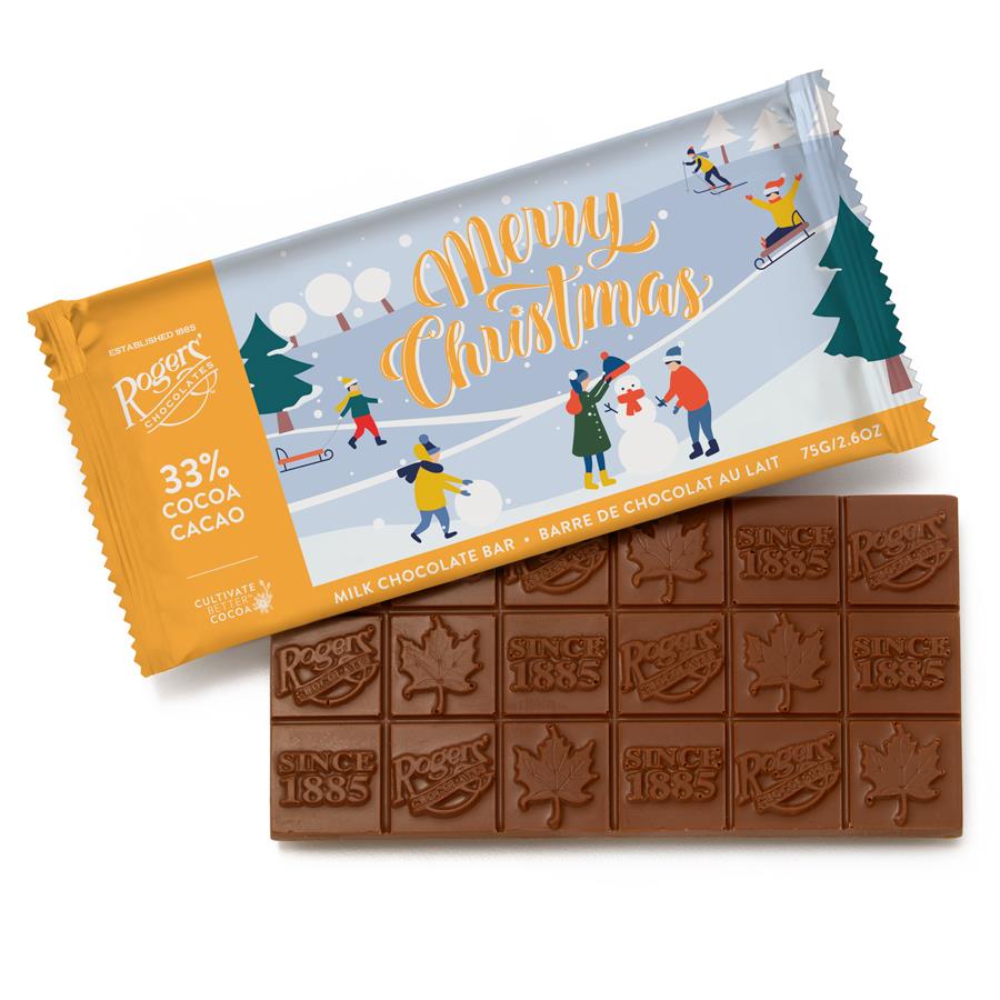 Merry Christmas Chocolate Bar