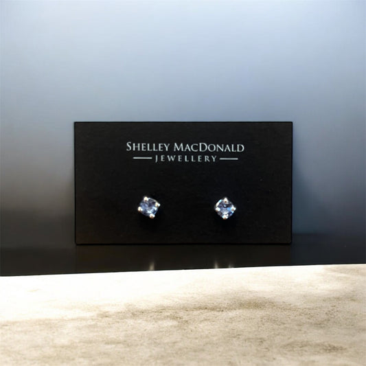 Gemstone Stud Earrings