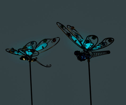 Glow Insect Garden Stake