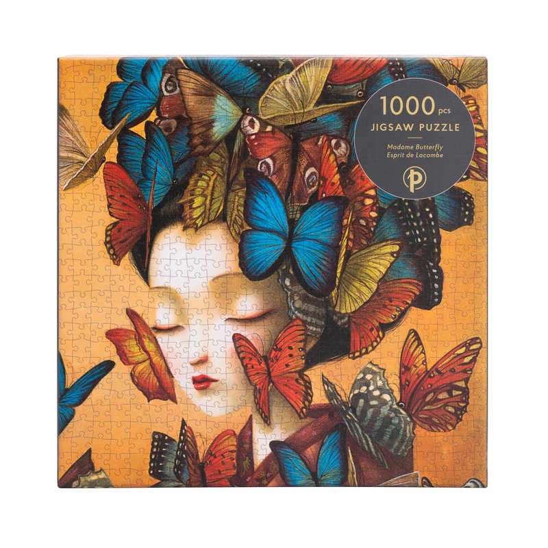 Madame Butterfly Puzzle 1000pc - Esprit de Lacombe