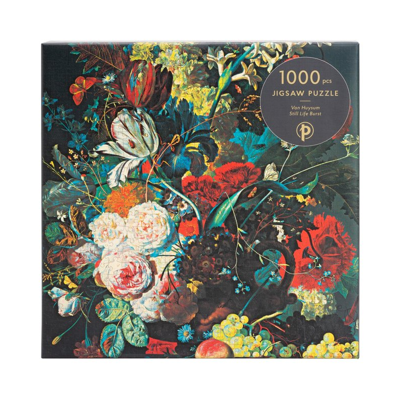Van Huysum Still Life Burst 1000-Piece Jigsaw Puzzle