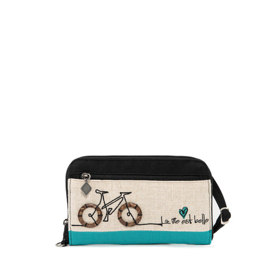 Wallet Purse with Bicycle Design