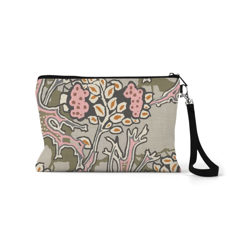 Alfresco Zippered Linen Pouch