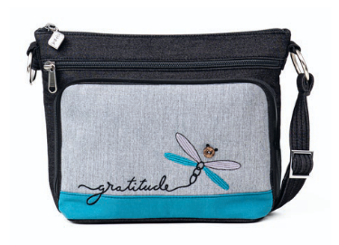 Aruba Cross Body Bag with Dragonfly Design