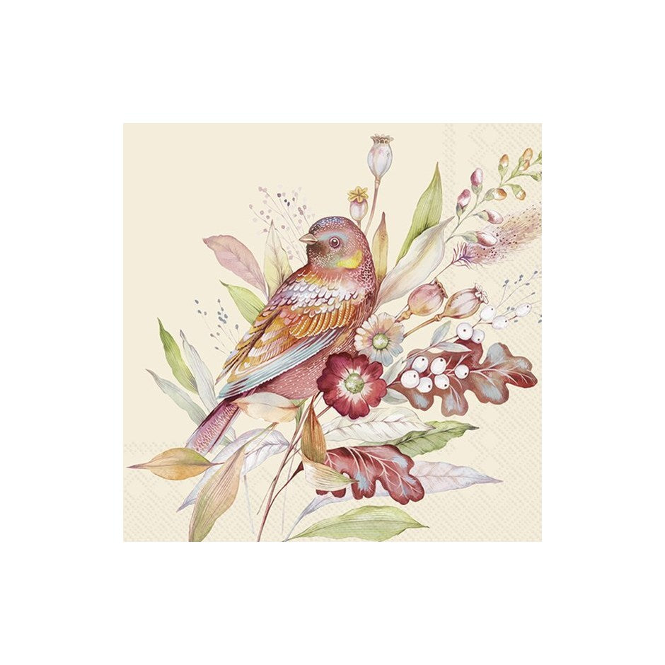 Serviette cocktail d'automne