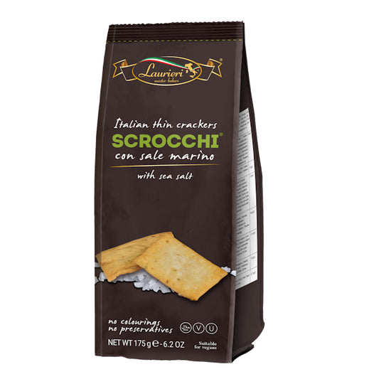 Laurieri Scrocchi Italian Crackers with Sea Salt