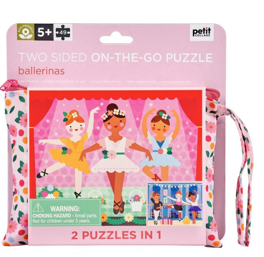 Ballerina on the Go Two Sided Puzzle